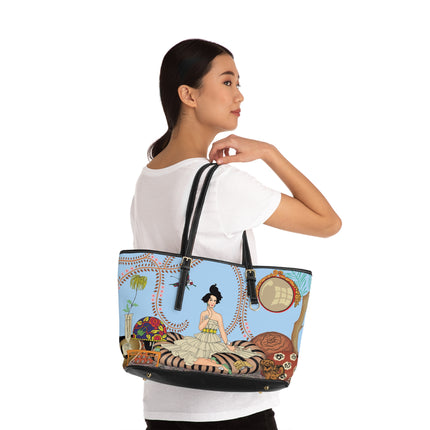Minuit … ou l’appartement à la mode by George Barbier PU Leather Shoulder Bag