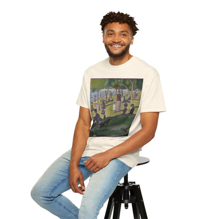 A Sunday on La Grande Jatte by Georges Seurat Unisex Garment-Dyed T-shirt