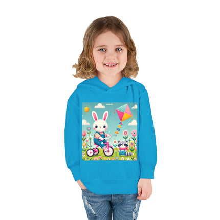 Breezy Meadow Ride Toddler Pullover Fleece Hoodie
