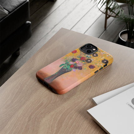 Vase of Flowers by Odilon Redon Phone Cases