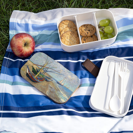 Mediterranean Boats At Saintes-Maries Bento Lunch Box