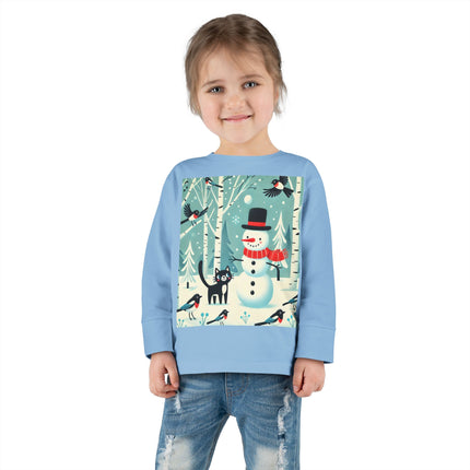 Frosty Forest Friends Toddler Long Sleeve Tee