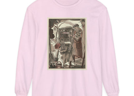 Bric-A-Brac by Fernand Siméon Garment-dyed Long Sleeve T-Shirt
