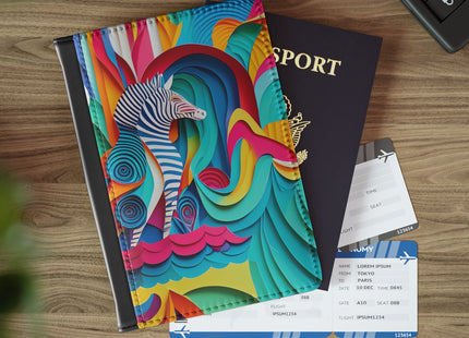 Surfing Zebra Passport Cover