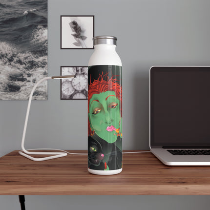 Mirror, Mirror A Witch's Touch Slim Water Bottle