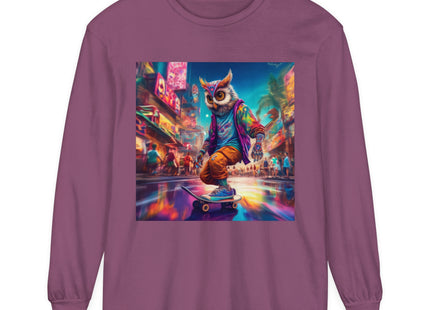 Neon Skater Garment-dyed Long Sleeve T-Shirt
