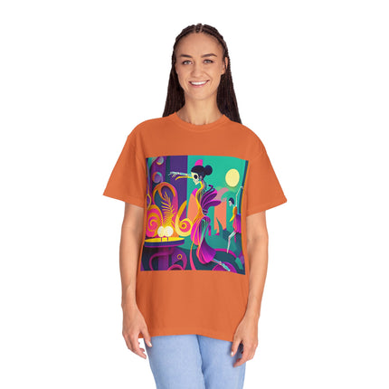Dance of the Skeleton Ballerinas Unisex Garment-Dyed T-shirt