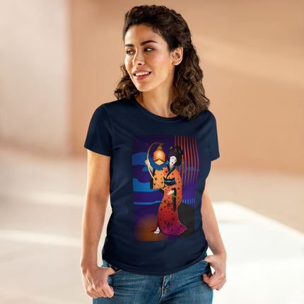 The Enchanting Geisha Women's Midweight Cotton Tee