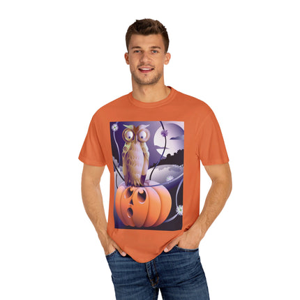 The Startled Pumpkin Unisex Garment-Dyed T-shirt