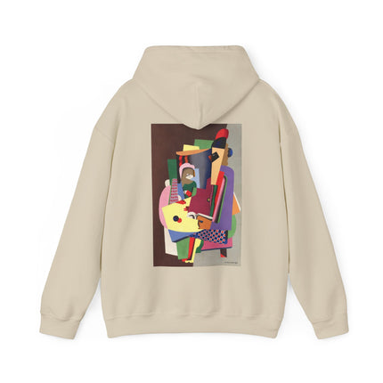 The Piano Lesson by Georges Valmier Heavy Blend™ Hooded Sweatshirt