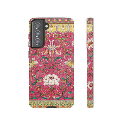 Pink Floral Pattern by Owen Jones Phone Cases