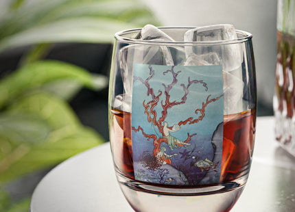 Beautiful Shells by Virginia Frances Sterrett Whiskey Glass