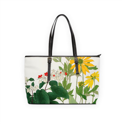 Clerodendrum & Rudbeckia by Tanigami Kônan PU Leather Shoulder Bag