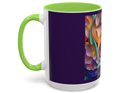 The Elegant Iris Flower Colorful Mugs (11oz, 15oz)