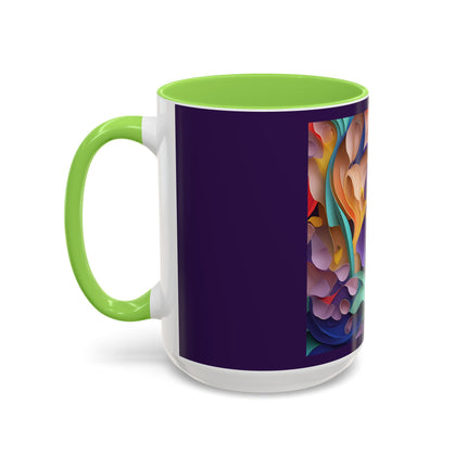 The Elegant Iris Flower Colorful Mugs (11oz, 15oz)