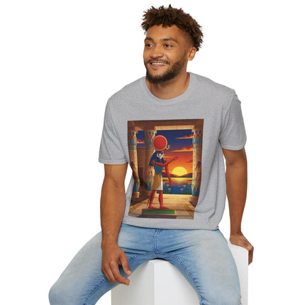 Ra Egyptian Sun God T-Shirt – Ancient Power & Sunset Majesty