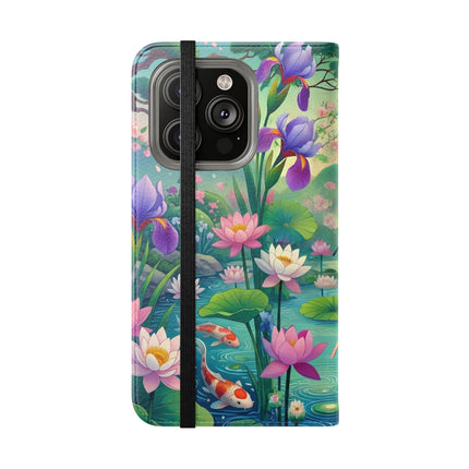 Fairy of the Koi Pond Flip Case – Mystical Harmony & Pond Enchantment