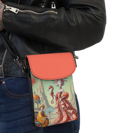 The Seahorse Court Small Cell Phone Wallet