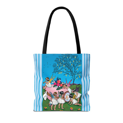 Enchanted Easter Gathering Tote Bag (AOP)