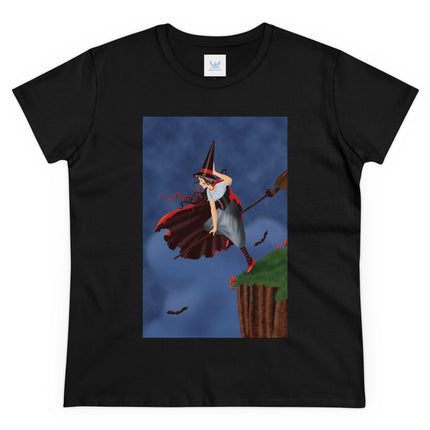 The Enchanted Witch Women's Midweight Cotton Tee