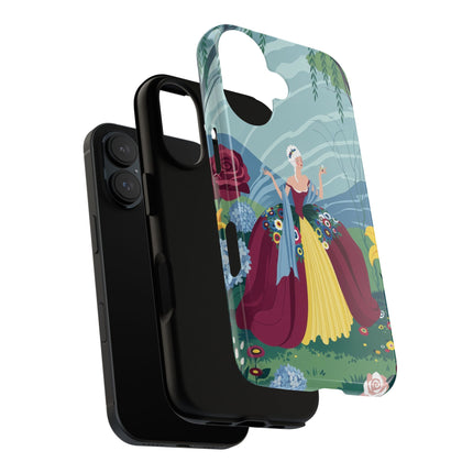 🌹🌿 The Willow Garden Promenade Phone Case – Art Deco Floral Elegance