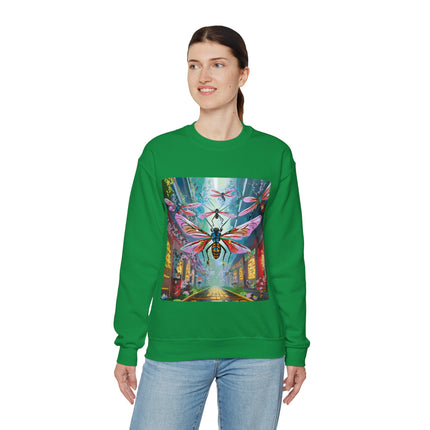 Neon Swarm Unisex Heavy Blend™ Crewneck Sweatshirt