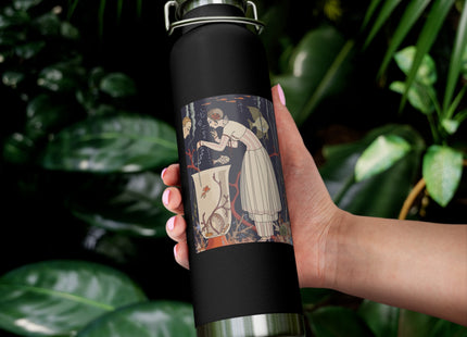 L'Etourdissant Petit Poisson (The Dazzling Little Fish) by George Barbier Copper Vacuum Insulated Bottle, 22oz