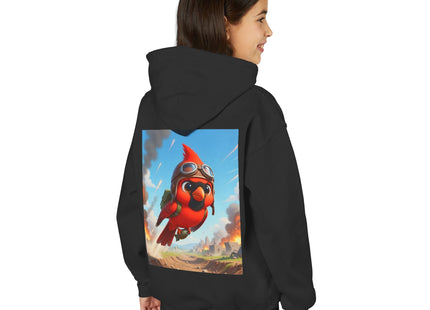 Cardinal Dive Bomber Youth Heavy Blend Hooded Sweatshirt