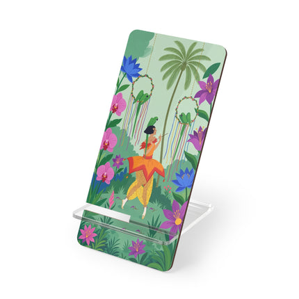 🦜🌺 The Parrot Garden Dancer Mobile Display Stand – Art Deco Tropical Fantasy