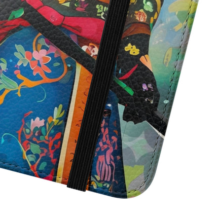 🦉⚔️ Cyberpunk Samurai Owl Flip Case – Neon Wisdom & Warrior Honor