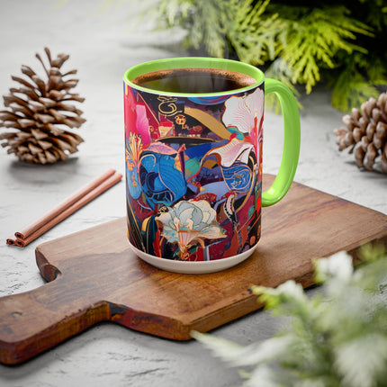 Ethereal Irises Colorful Mugs (11oz, 15oz)