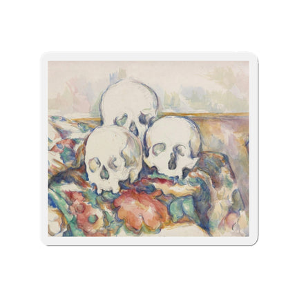The Three Skulls by Paul Cézanne Die-Cut Magnets (5 Sizes)