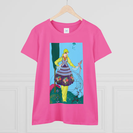 Exquisite Elegance by Umberto Brunelleschi Women's Midweight Cotton Tee