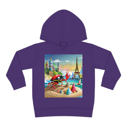 Crab Architect Toddler Pullover Fleece Hoodie