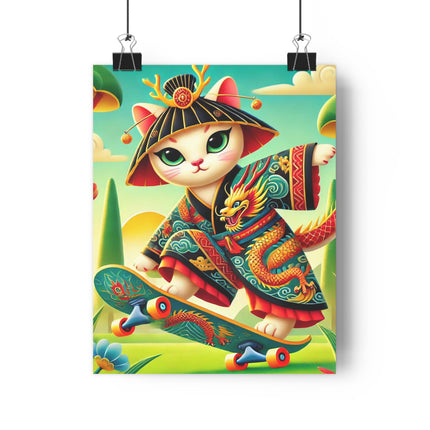 Dragon Dance on Wheels Giclée Art Print