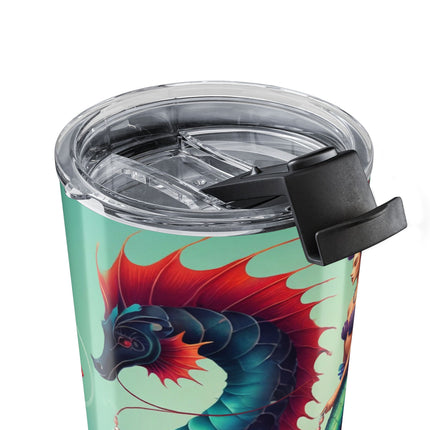 Mermaid & Sea Dragon Tumbler 20oz – Ocean Guardian & Mythic Beauty