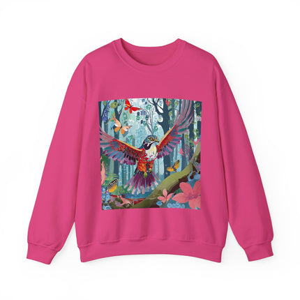 Colorful Raptor Unisex Heavy Blend™ Crewneck Sweatshirt