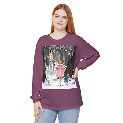Fairy Tale Elegance Unisex Garment-dyed Long Sleeve T-Shirt