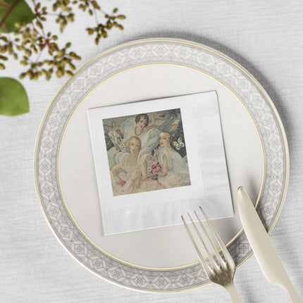 Les Femmes Fatales by Gerda White Coined Napkins