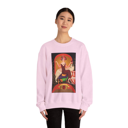 January & Garnet (from the Gem Series) by Sofia Chiostri Heavy Blend™ Crewneck Sweatshirt