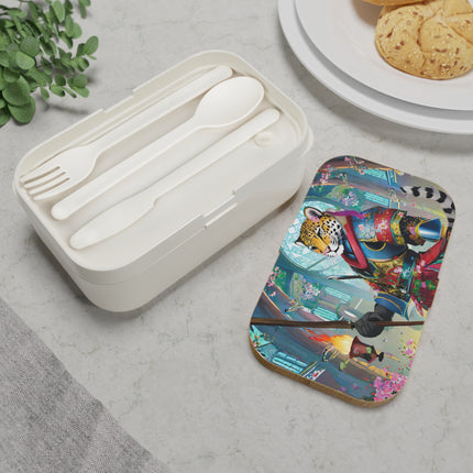 Cyberpunk Leopard Bento Lunch Box
