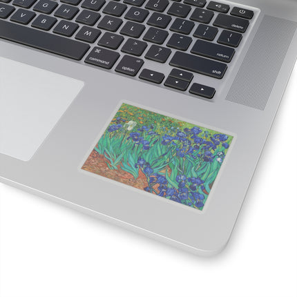 Irises by Vincent Van Gogh Kiss-Cut Stickers (4 Sizes)