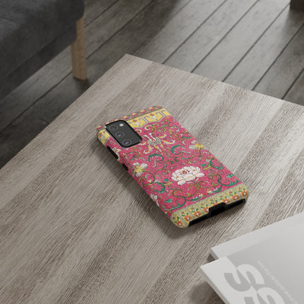 Pink Floral Pattern by Owen Jones Phone Cases