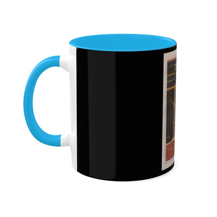 Pompeii Walls Pl.04 by Victor Steeger Colorful Mugs, 11oz