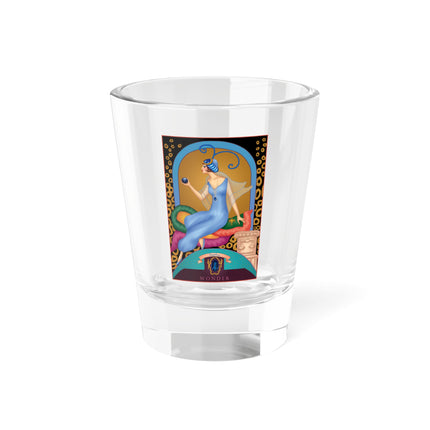 September & Sapphire (from the Gem Series) by Sofia Chiostri Shot Glass, 1.5oz