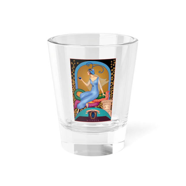 September & Sapphire (from the Gem Series) by Sofia Chiostri Shot Glass, 1.5oz