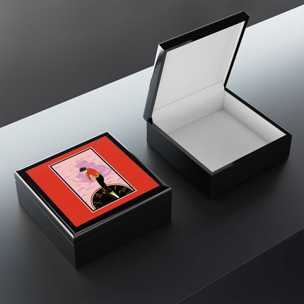 Woman Waiting for her Beloved at 1:59 by Kobayashi Kaichi Jewelry Box