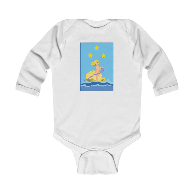 Oceanic Dreams Long Sleeve Baby Bodysuit – Magical Seas & Cozy Adventure