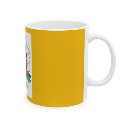 Melodies Unleashed: A Playful Serenade Ceramic Mug 11oz