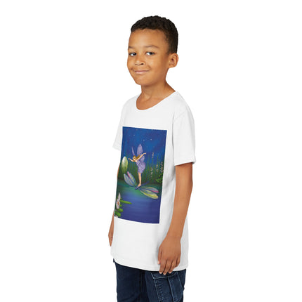 Fairy on a Dragonfly by Ida Rentoul Outhwaite Youth Short Sleeve Tee